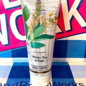 RARE! B&BW White Tea & Sage Body Cream
